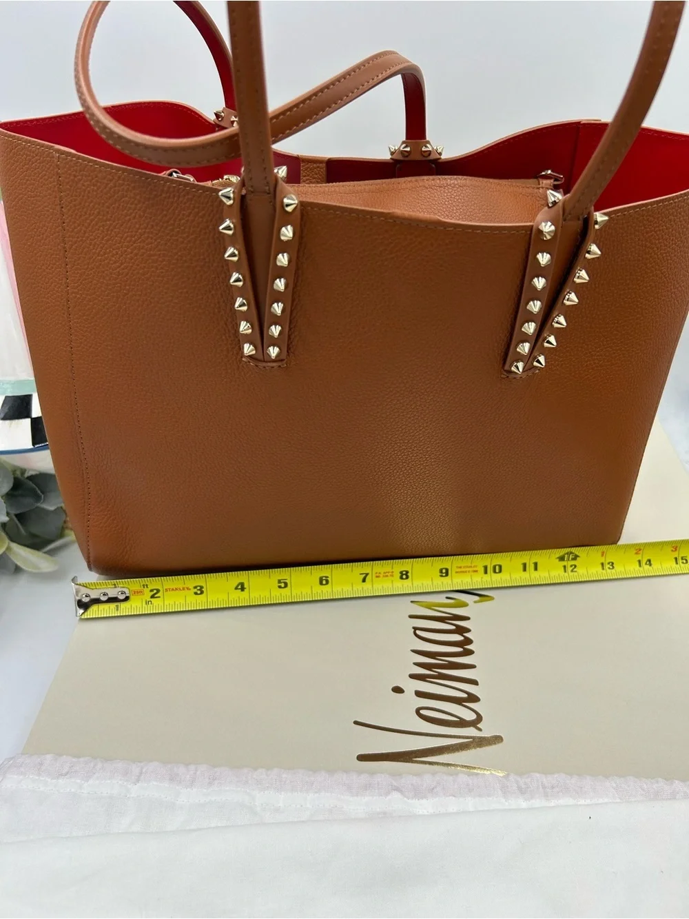 Christian Louboutin structured leather